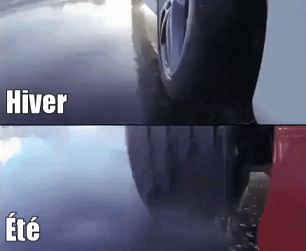 Une eau mieux drainée empêche l'aquaplaning